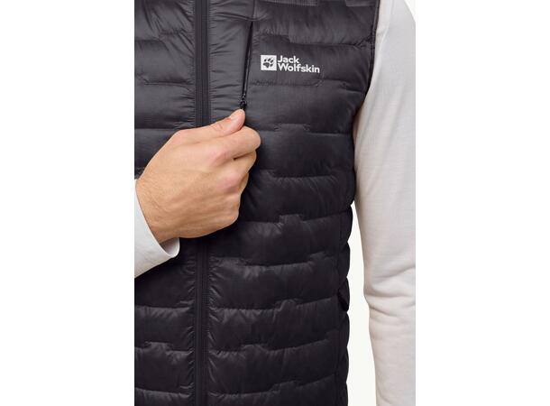 JW Passamani Down Vest M Mörkgrå M Jack Wolfskin dunväst herr 
