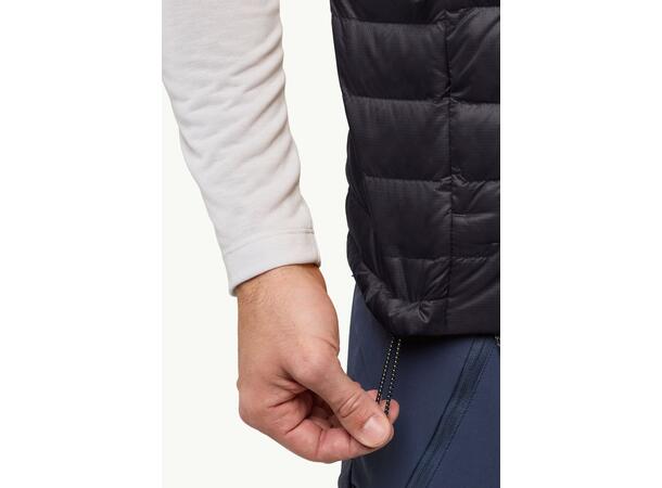 JW Passamani Down Vest M Mörkgrå M Jack Wolfskin dunväst herr 