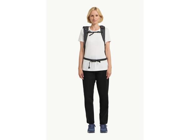 JW Pico Trail Pants W Svart 40R Jack Wolfskin vandringsbyxa dam 