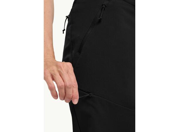 JW Pico Trail Pants W Svart 40R Jack Wolfskin vandringsbyxa dam 
