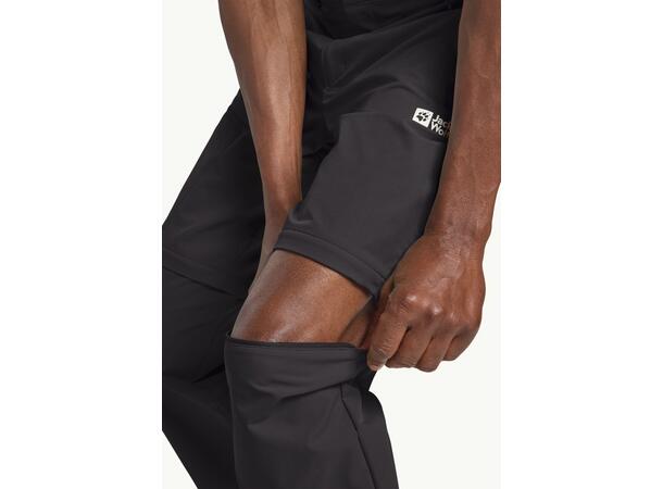 JW Pico Trail Zip Off Pant M Mörkgrå 52R Jack Wolfskin vandringsbyxa herr 