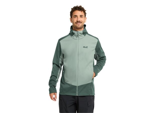 JW Skyvail Jkt M Grön L Jack Wolfskin softshelljacka herr 