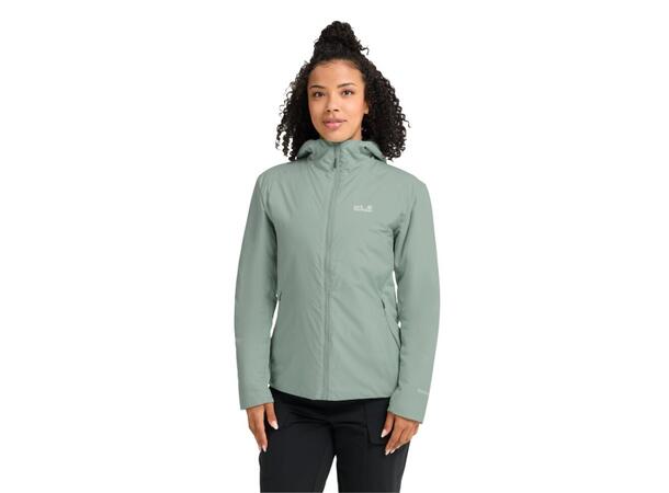 JW Trail Light Hybrid Jkt W Grön M Jack Wolfskin jacka dam 