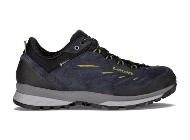 LOWA DELAGO GTX LO Marin/Grön 10,5 Trekkingsko med Goretex 