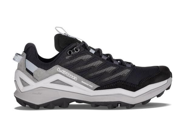 LOWA MADDOX PRO GTX LO WIDE Svart 8,5 Vandringssko med Goretex bred läst 