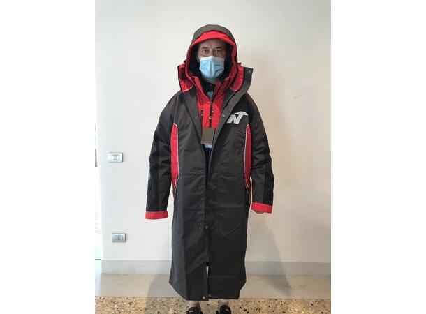 NORDICA DOBERMANN RAIN COAT Svart L/XL Lång coachjacka 