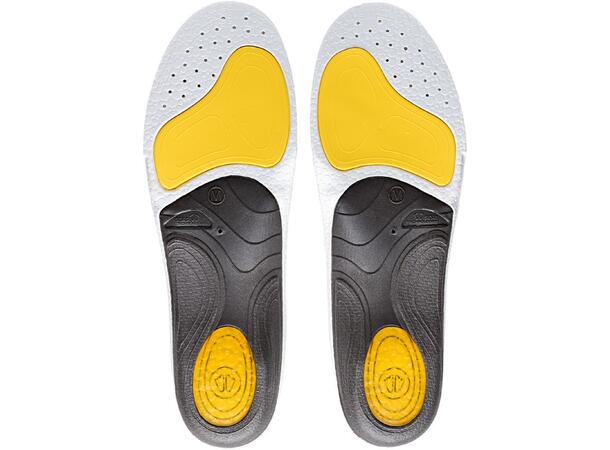 SIDAS 3FEET ACTIV HIGH Gul XL Formade iläggssulor högt fotvalv 