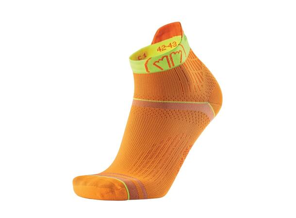 SIDAS RUN FEEL Orange/Gul 40-41 Löparstrumpor 