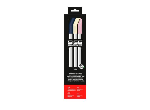 SIGG HELIA STRAW SET NIGHT Large 3-pack sugrör till Helia 0,6l 