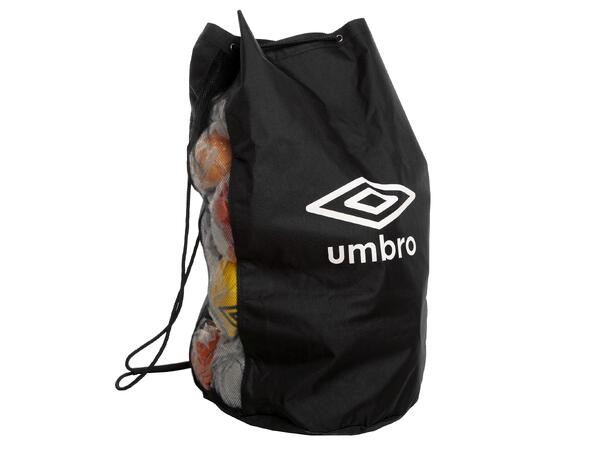 UMBRO Ballsack Svart Förvaringssäck till bollar 