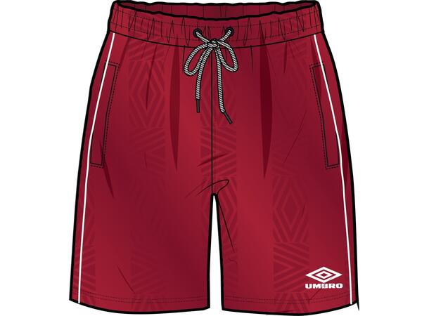 UMBRO Football Short Röd XS Shorts 