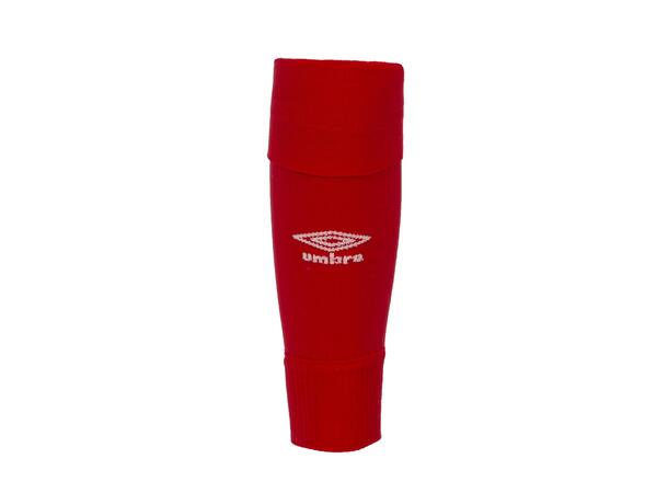 UMBRO Footless Sock Röd XL Fotbollstrumpa utan skaft 
