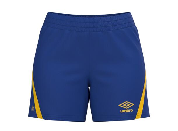 UMBRO UX Pro Shorts W Blå/Gul 34 Kortbyxa dam 