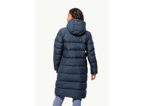 JW Frozen Palace Coat W Mörkblå M Jack Wolfskin fodrad kappa dam 