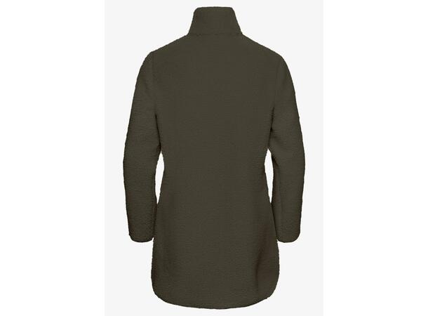 JW High Curl Coat W Grön M Jack Wolfskin fleecejacka dam 