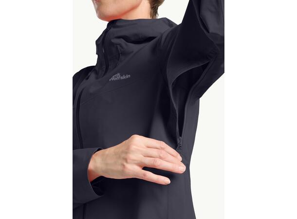 JW Highest Peak 3L Jkt W Grå M Jack Wolfskin skaljacka dam 