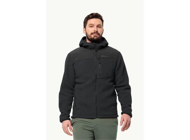 JW Kammweg Pile FZ M Mörkgrå L Jack Wolfskin fleecejacka herr 