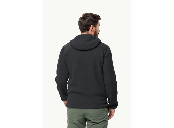 JW Kammweg Pile FZ M Mörkgrå L Jack Wolfskin fleecejacka herr 