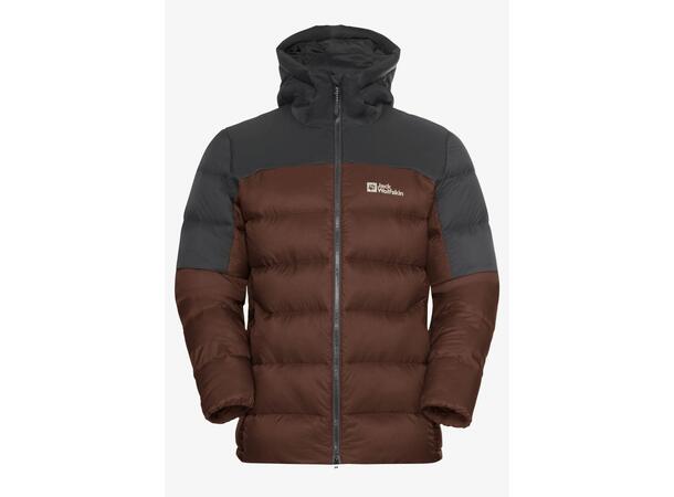 JW Nebelhorn Down Hoody M Brun L Jack Wolfskin dunjacka herr 