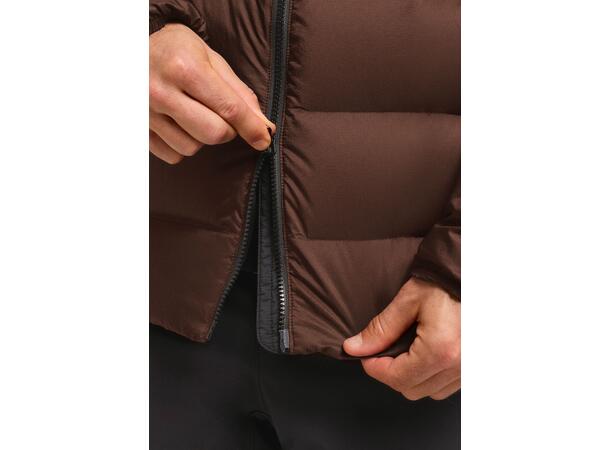 JW Nebelhorn Down Hoody M Brun L Jack Wolfskin dunjacka herr 