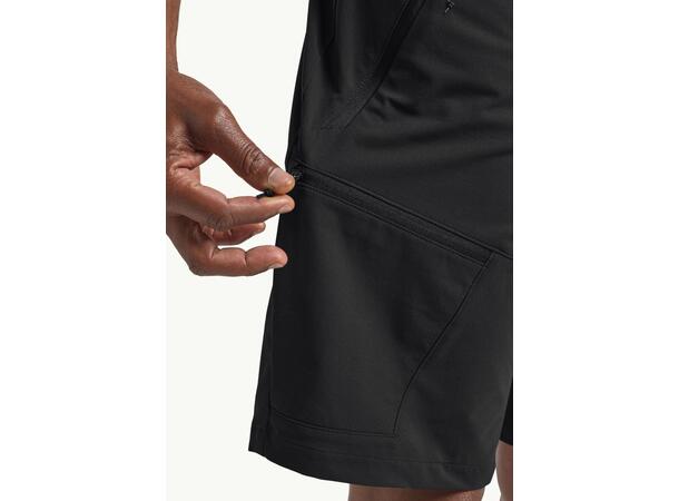 JW Pico Trail Shorts M Mörkgrå 50 Jack Wolfskin trail-shorts herr 