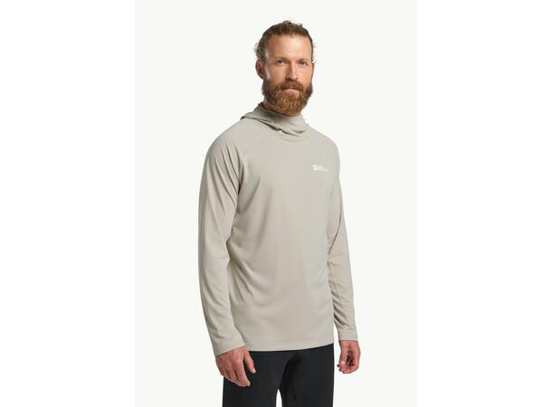 JW Prelight Swift Hoody M Naturvit M Jack Wolfskin luvtröja herr 
