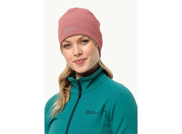 JW Real Stuff Beanie Vinröd Jack Wolfskin fleecemössa 