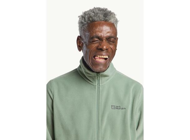 JW Taunus FZ M Ljusgrön M Jack Wolfskin fleecejacka herr 