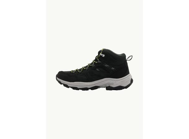 JW Vojo Tour Texapore Mid M Svart 42,5 Jack Wolfskin hikingkänga herr 