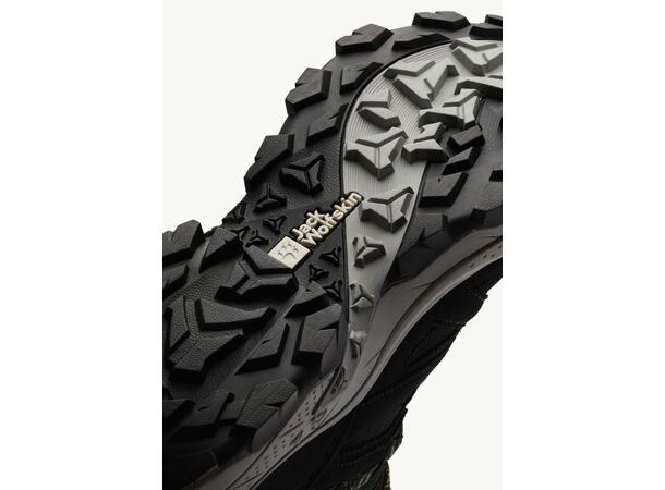 JW Vojo Tour Texapore Mid M Svart 42,5 Jack Wolfskin hikingkänga herr 