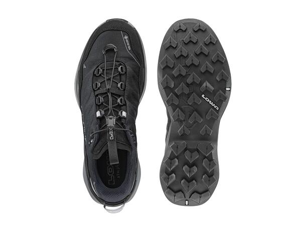 LOWA MADDOX PRO GTX LO SL Svart/Grå 11 Vandringssko med snabbsörning 