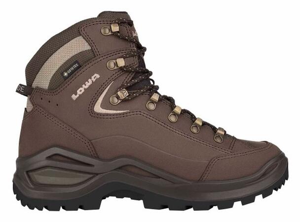 LOWA RENEGADE EVO GTX MID WS Brun 6,5 Vandringskänga med Gore-Tex dam 