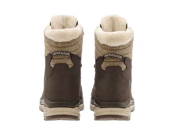 LOWA RENEGADE EVO ICE 2 GTX WS Brun 6,5 Varm vinterkänga med Gore-Tex dam 