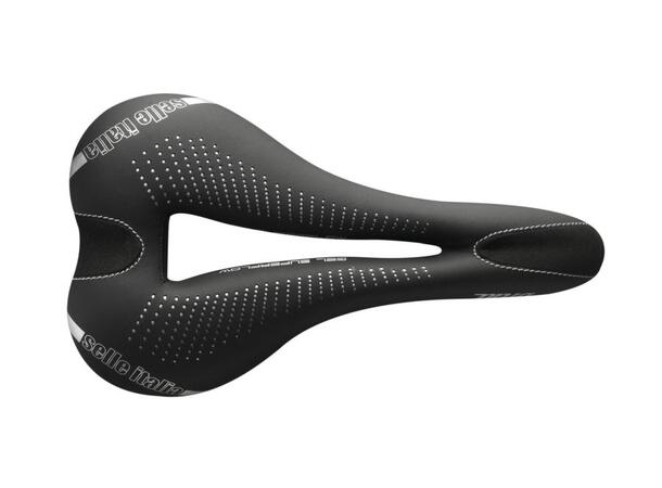 SELLE DIVA GEL TI316 SF Svart S3 Selle Italia damsadel landsväg 