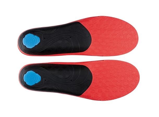 SIDAS 3FEET ECO WINTER LOW Röd XS Formade iläggssulor lågt fotvalv 