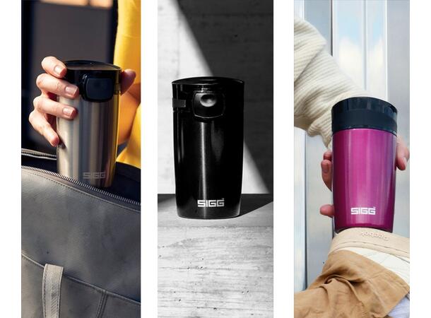 SIGG MIRACLE MUG Svart 0,27L Termos-mugg i rostfritt stål 