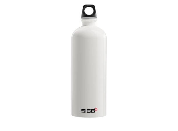 SIGG TRAVELLER Vit 1,0 L Vattenflaska i aluminium 