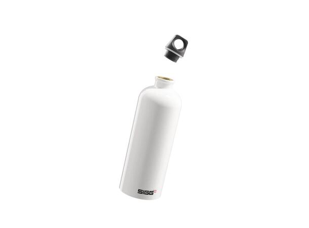 SIGG TRAVELLER Vit 1,0 L Vattenflaska i aluminium 