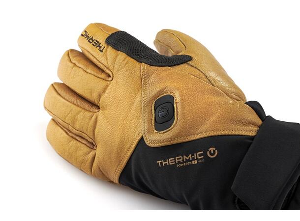 THERM-IC FREERIDE ULTRA HEAT Brun 7 Skidhandskar med batteri och laddkabel 