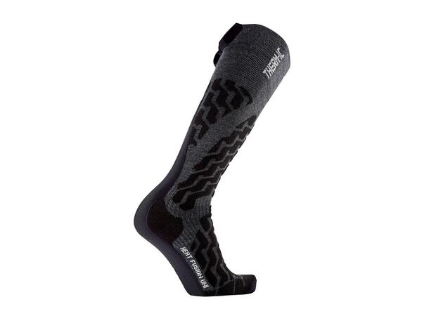 THERM-IC POW.SOCK FUSION UNI Svart 42-44 Värmestrumpor (utan batterier) 