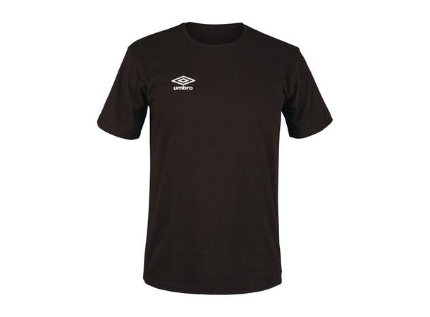 UMBRO Basic Tee Svart L T-shirt med rundhals 