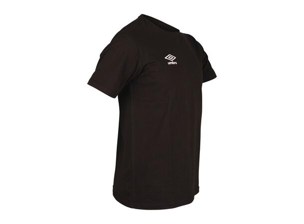 UMBRO Basic Tee Svart L T-shirt med rundhals 