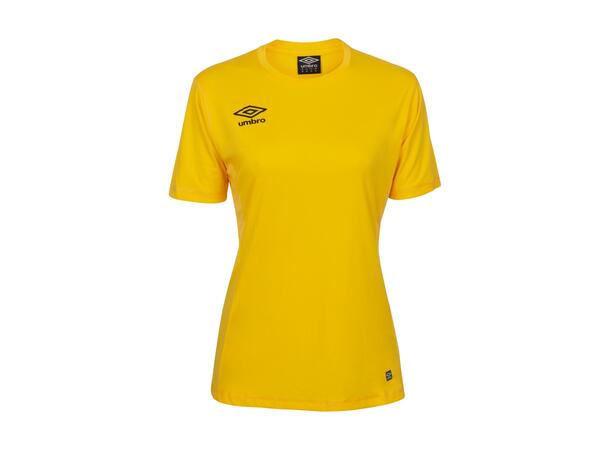 UMBRO Liga SS Jersey W Gul 42 Matchtröja kort ärm dam 