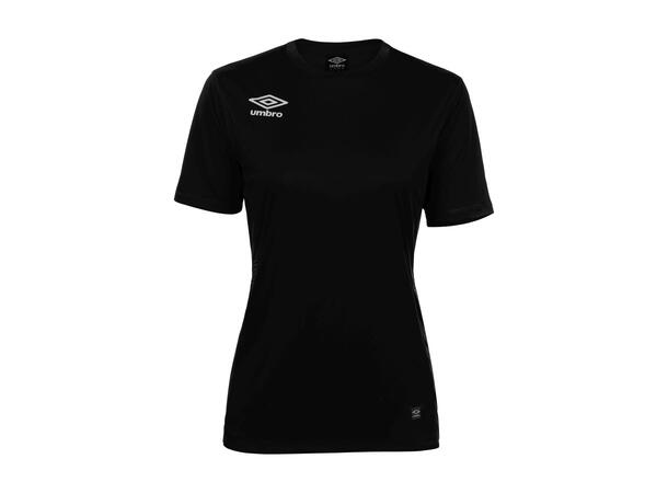 UMBRO Liga SS Jersey W Svart 34 Matchtröja kort ärm dam 