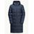 JW Frozen Palace Coat W Mörkblå L Jack Wolfskin fodrad kappa dam 