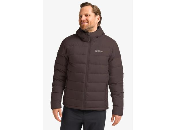 JW Ather Down Hoody M Olivgrön L Jack Wolfskin dunjacka herr 