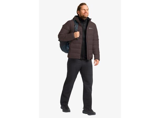 JW Ather Down Hoody M Olivgrön L Jack Wolfskin dunjacka herr 