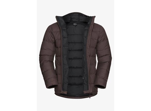 JW Ather Down Hoody M Olivgrön L Jack Wolfskin dunjacka herr 
