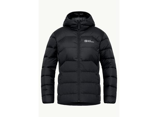 JW Ather Down Hoody W Svart L Jack Wolfskin dunjacka dam 
