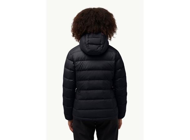 JW Ather Down Hoody W Svart L Jack Wolfskin dunjacka dam 